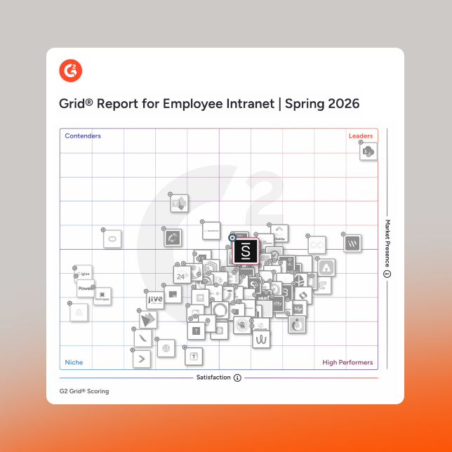 Simpplr named Leader in the G2 Employee Intranet Software Spring 2026 report