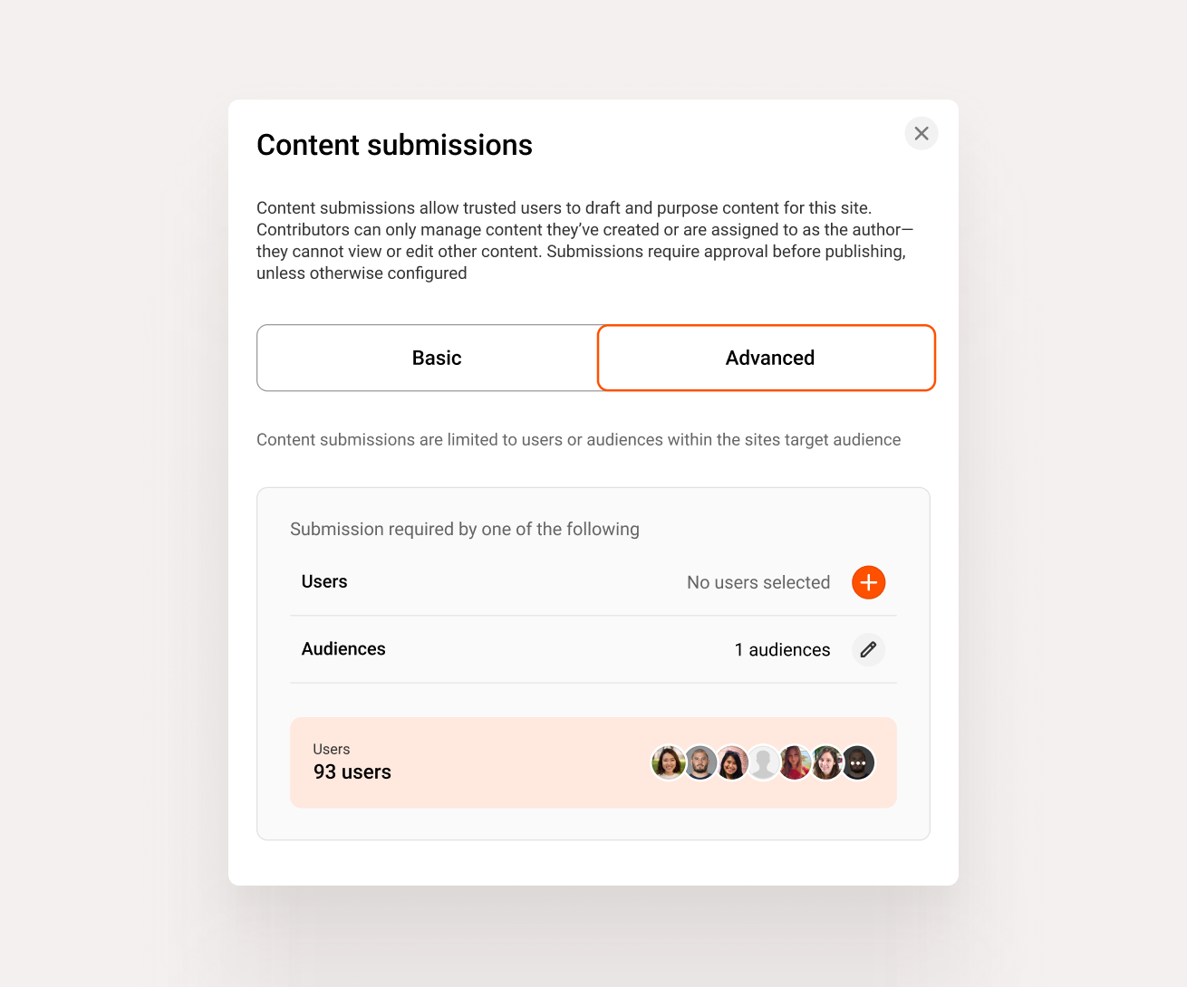 AI-powered employee experience platform: Simpplr admin interface showing flexible branding, workflows, integrations, APIs, and BYO-LLM support.