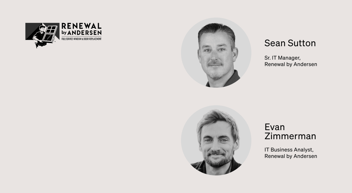 2026 Simpplr Best Digital Visionary winners: Sean Sutton and Evan Zimmerman, Renewal by Andersen