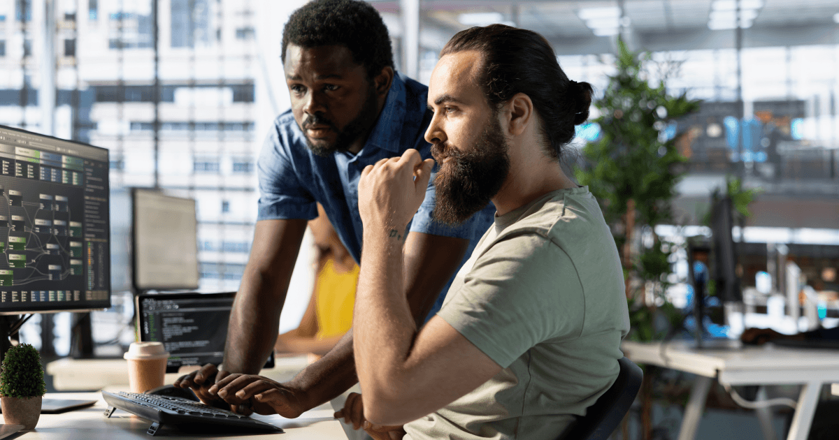 IT leaders discussing secure AI governance strategies to reduce shadow AI risks and improve productivity