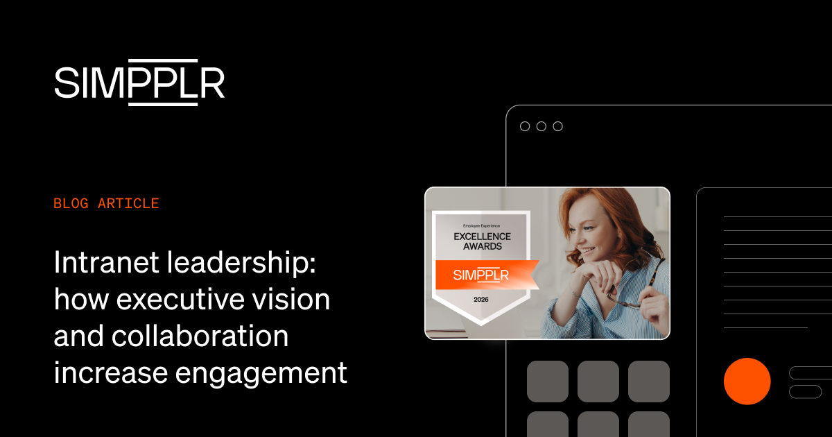 Executive leaders driving intranet engagement and digital workplace success