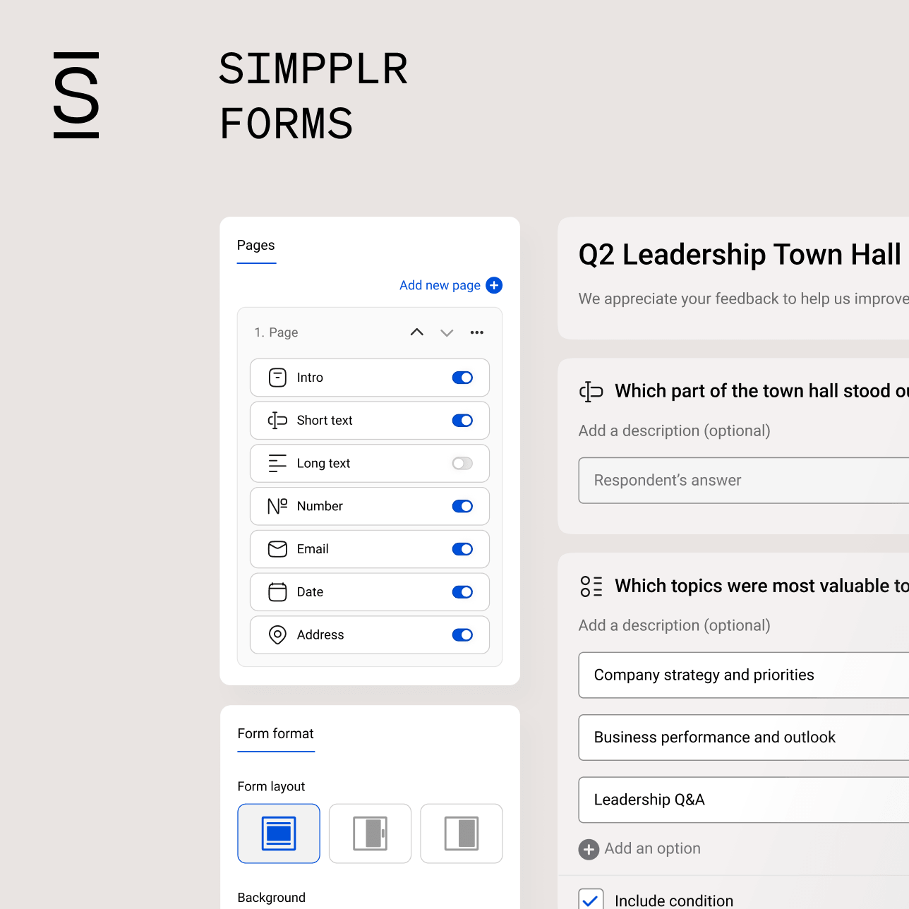 Simpplr | Forms