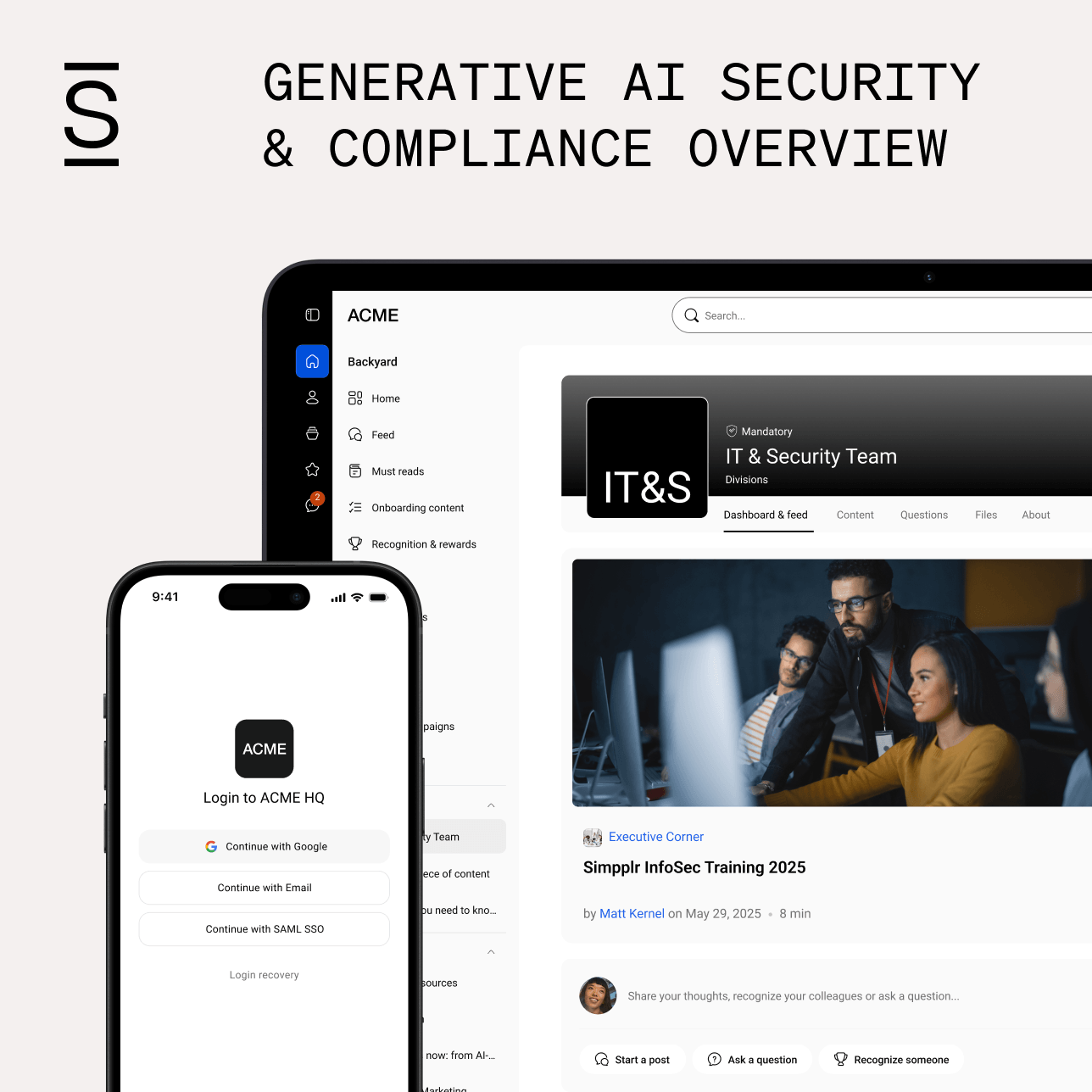 Simpplr | Generative AI Security & Compliance