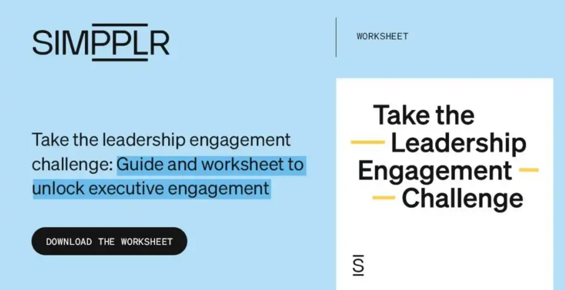 Simpplr's leadership engagement challenge 