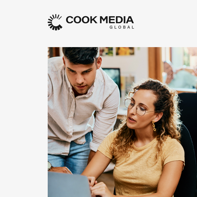 Cook Media Global employees using the Cook Connect intranet by SImpplr