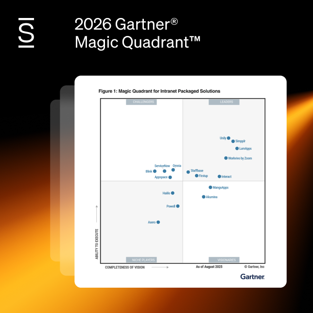 Simpplr: 2026 Gartner Leader for Intranet Solutions